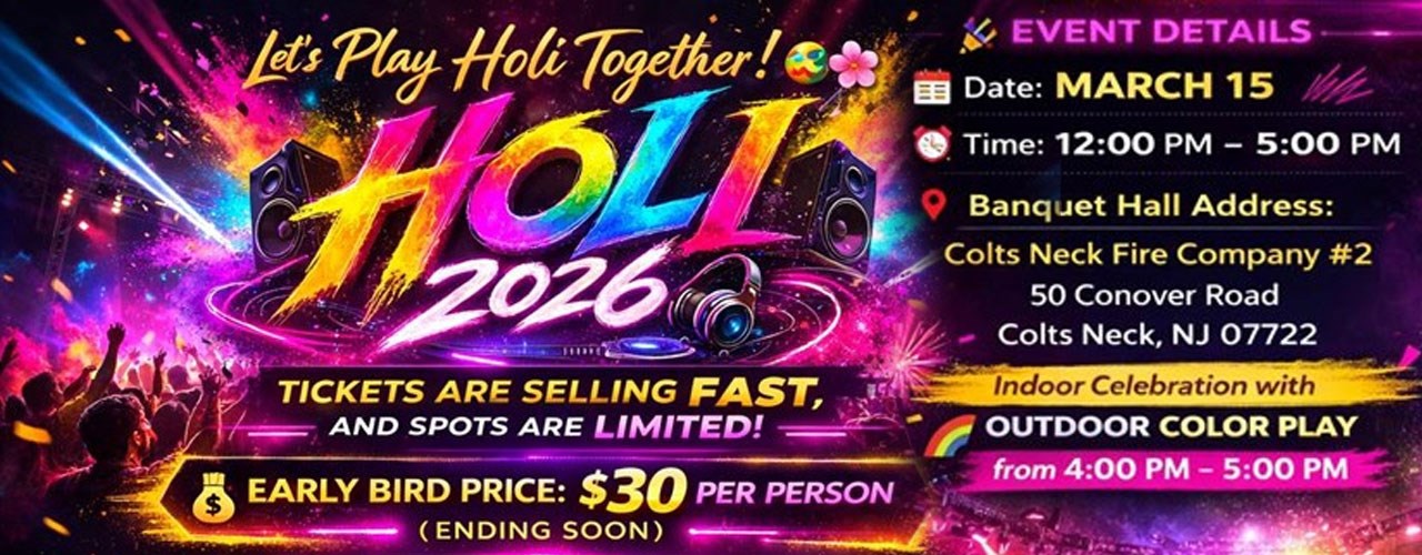 Holi Colors Celebration 2026 – Marlboro