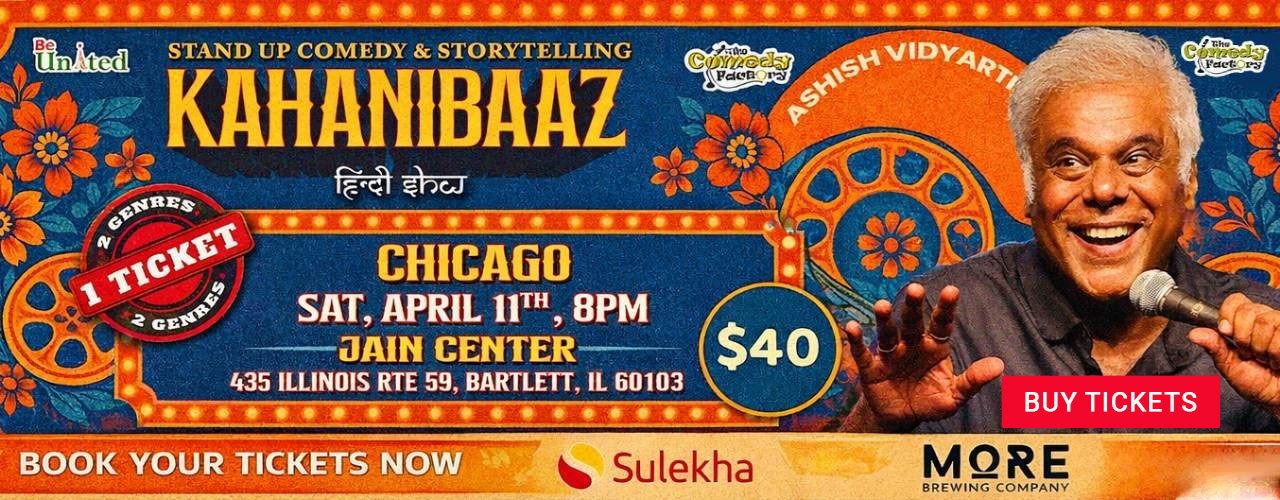 Ashish Vidyarthi Live in Chicago – Kahanibaaz Stand Up Comedy and Story Telling
