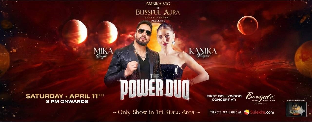 Bollywood The Power Duo Live: Mika Singh & Kanika Kapoor Concert in New Jersey