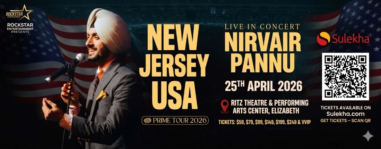 Nirvair Pannu Live in New Jersey 2026