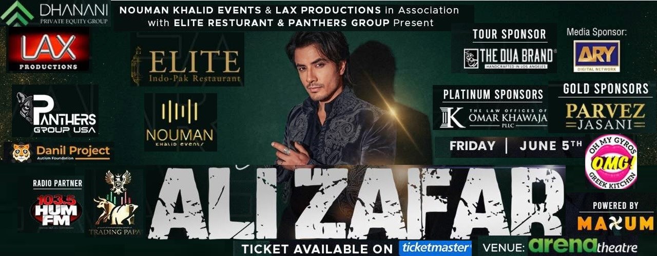 Ali Zafar Live In Houston 2026