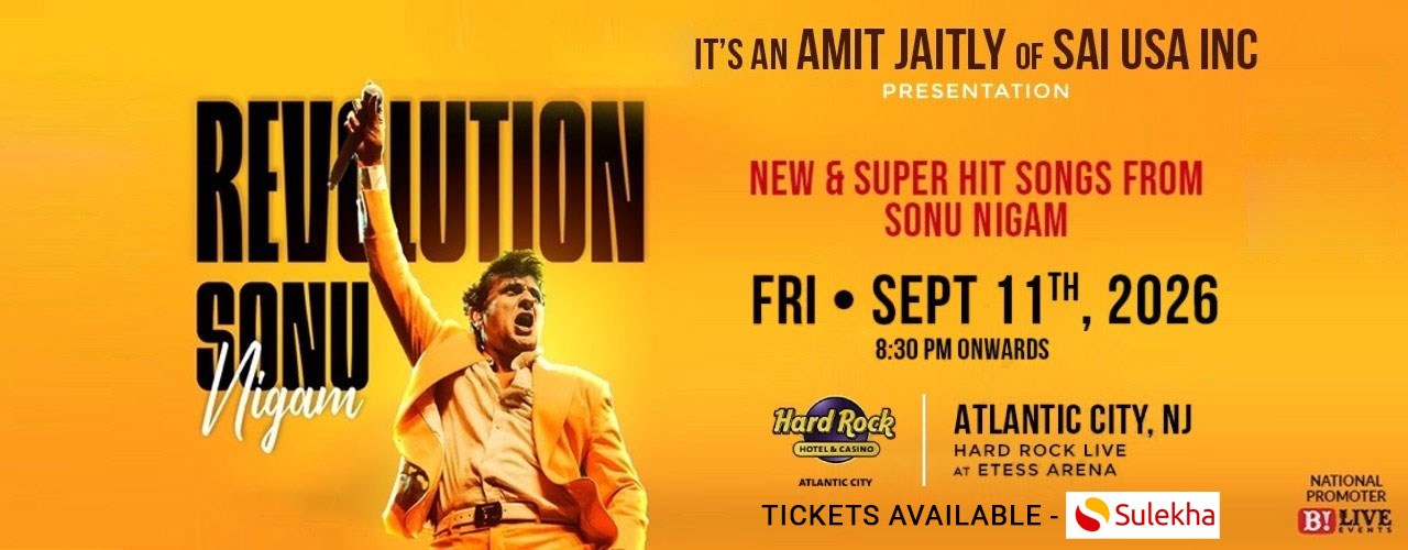 Sonu Nigam Live Concert in New Jersey 2026 | Revolution Tour 2026