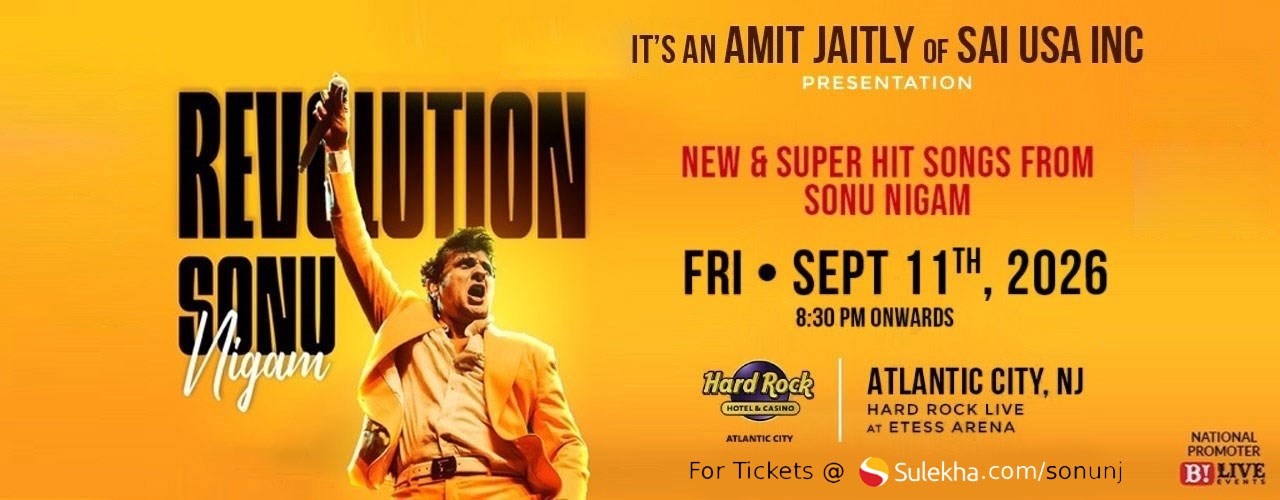 Sonu Nigam Live Concert in New Jersey 2026 | Revolution Tour 2026
