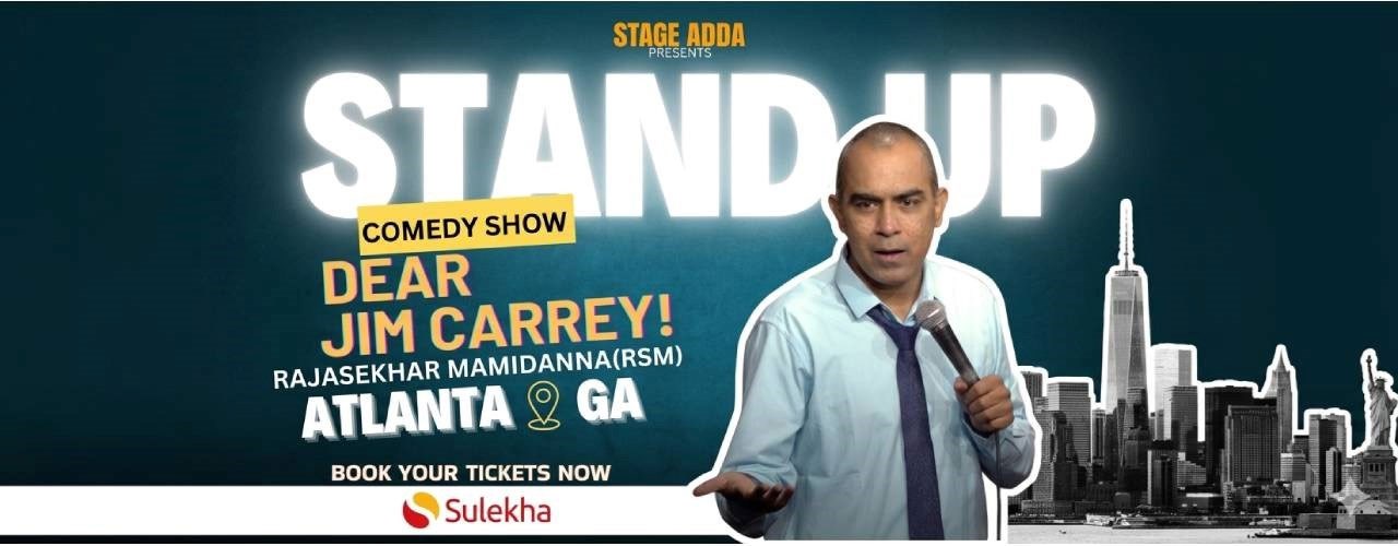 Dear Jim Carrey -by Rajasekhar Mamidanna In Atlanta