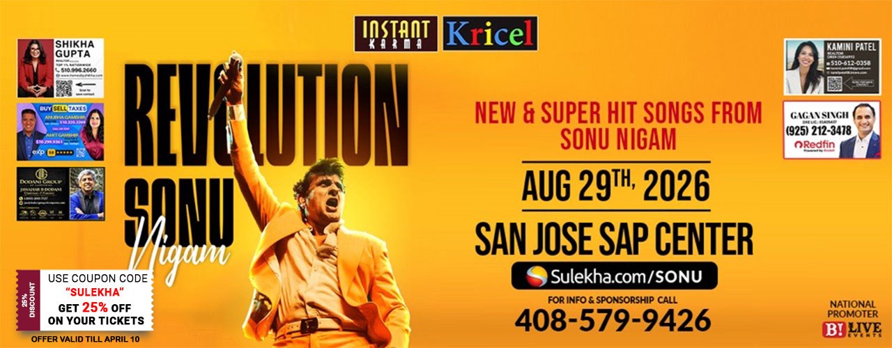 Sonu Nigam Live Concert in the Bay Area 2026 | Revolution Tour 2026