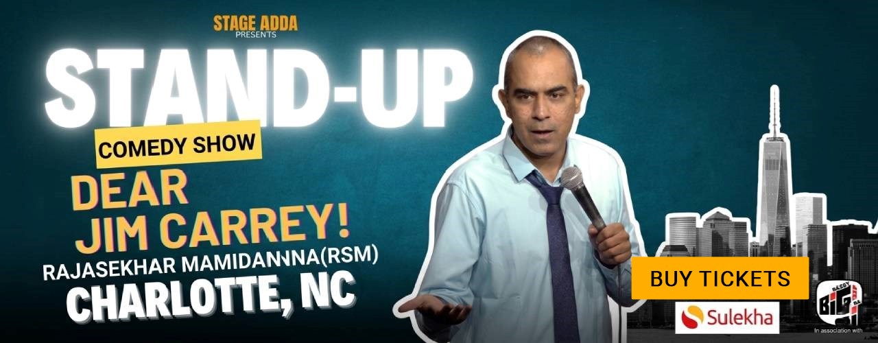 Dear Jim Carrey -by Rajasekhar Mamidanna In Charlotte, NC