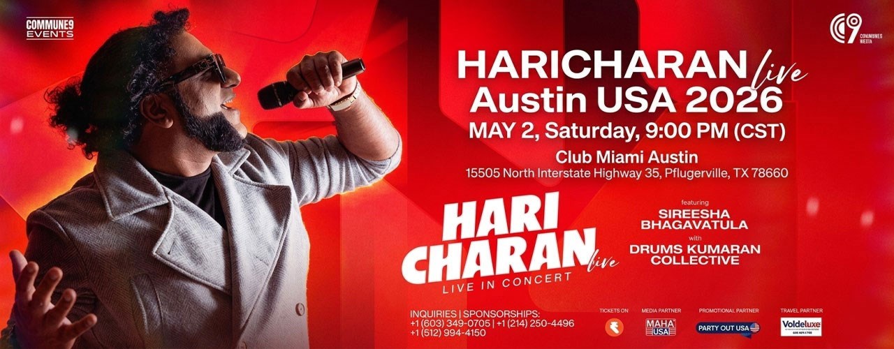 Haricharan Live Austin USA 2026