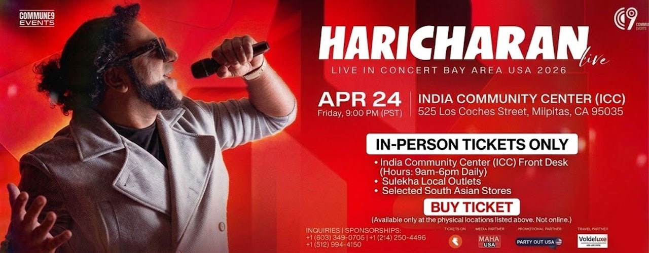Haricharan Live BayArea USA 2026