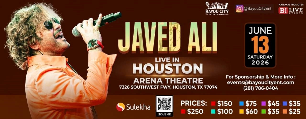 Javed Ali Live in Concert Houston 2026