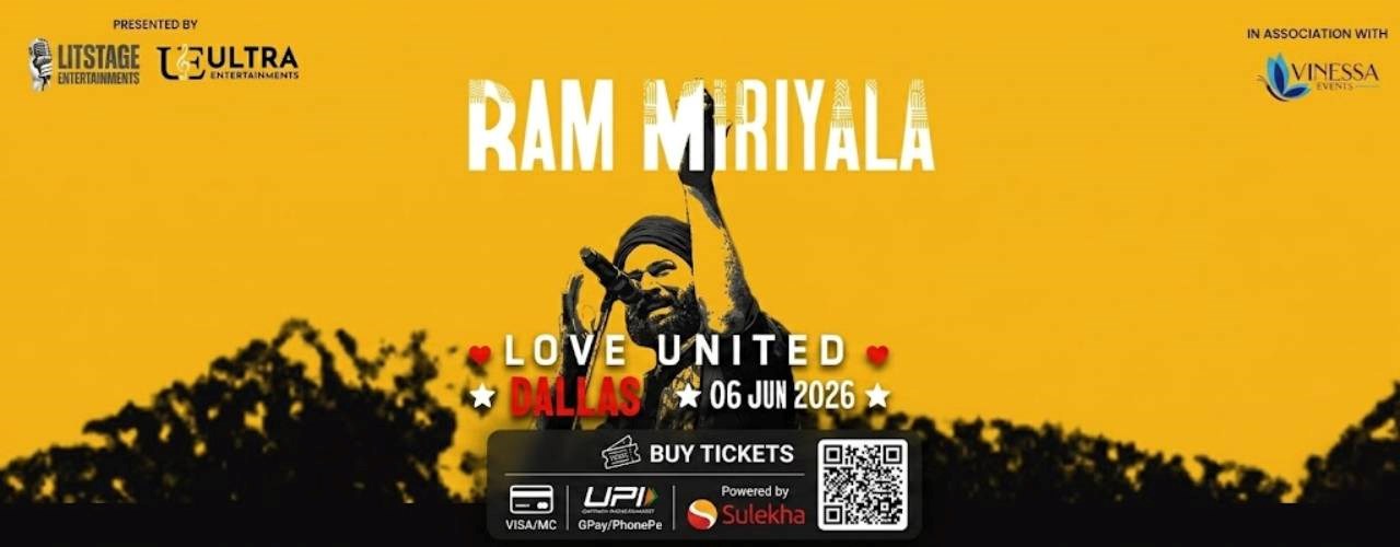 Ram Miriyala Live Concert in Dallas - The Ultimate Telugu Musical Night
