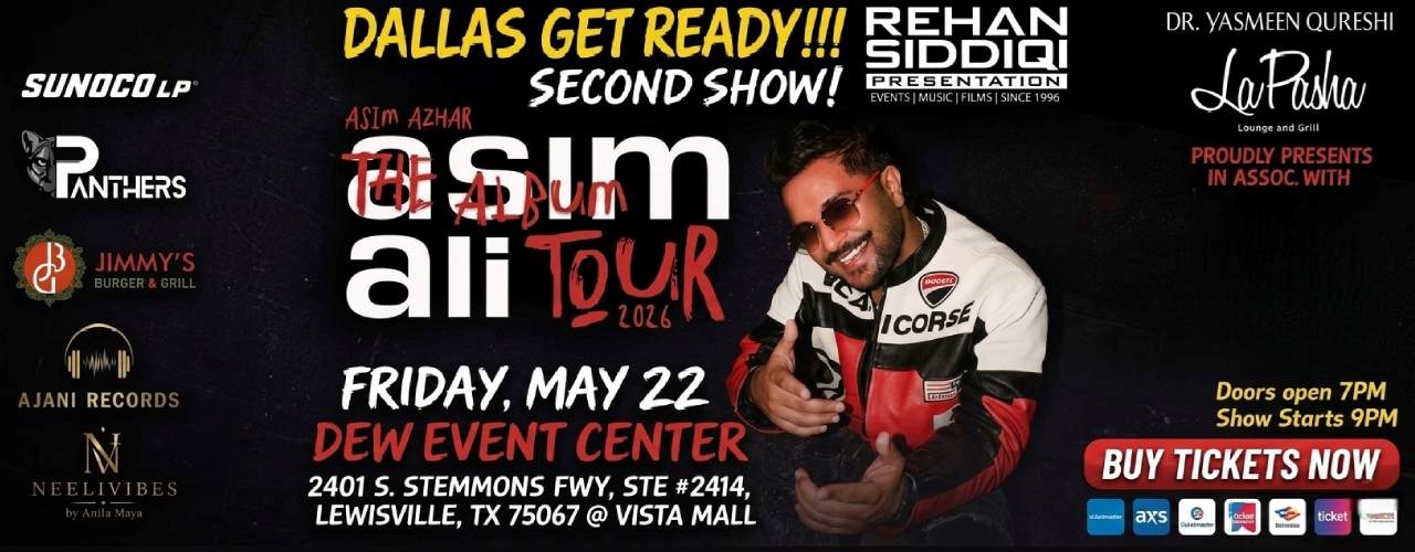 Asim Azhar Live in Concert: The Asim Ali Album Tour - Dallas