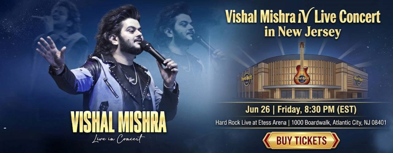 Vishal Mishra Live Concert in New Jersey
