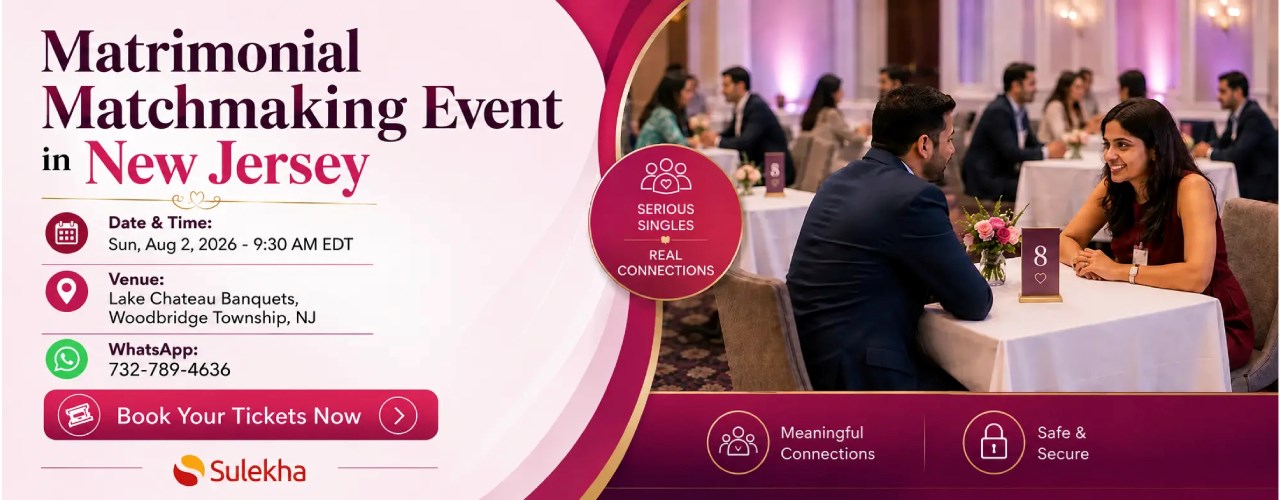 Matchmaking Event for Indian Singles – New Jersey