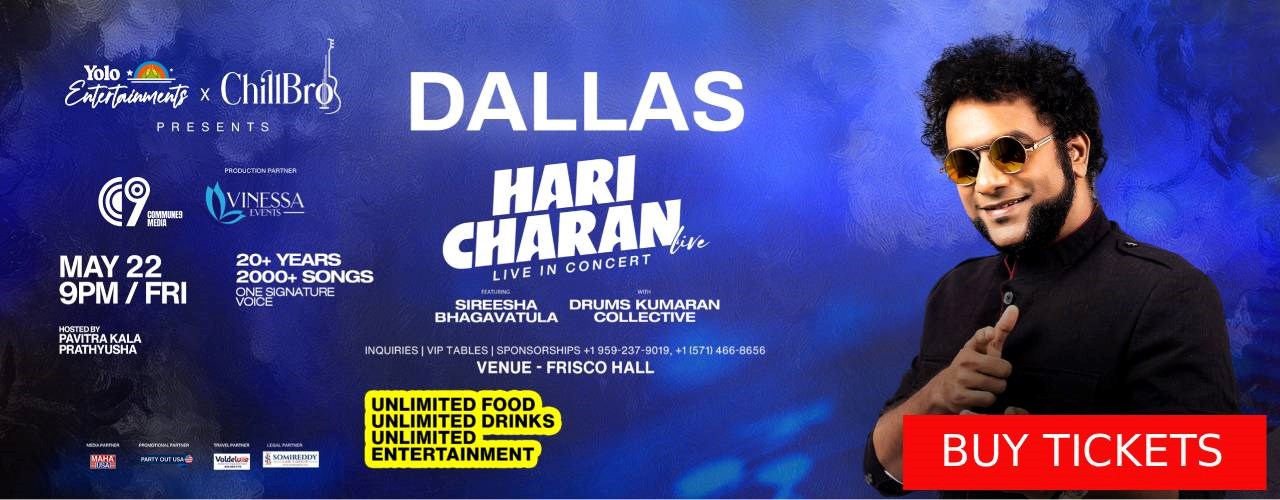 Hari Charan Live in Dallas – The Ultimate Multilingual Musical Magic