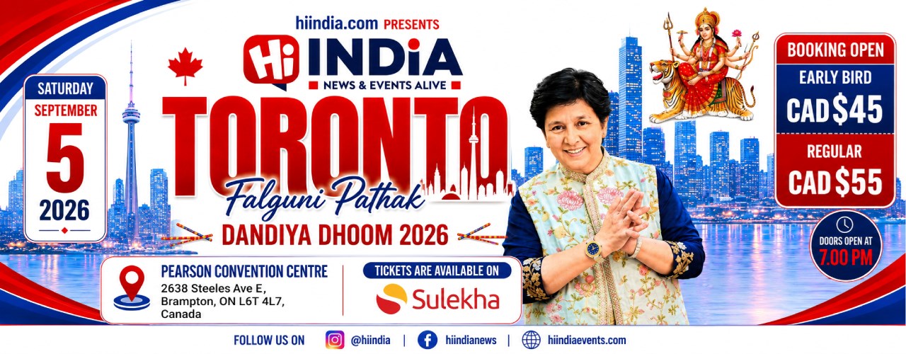 Falguni Pathak Live in Toronto – Dandiya Dhoom 2026