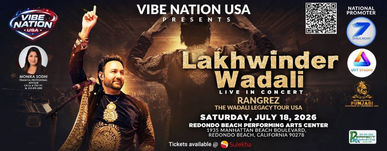 Rangrez - The Wadali Legacy Tour USA With Lakhwinder Wadali in Los Angeles