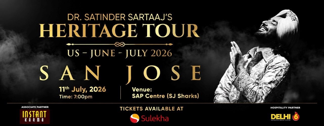 Satinder Sartaaj Live In Bay Area 2026
