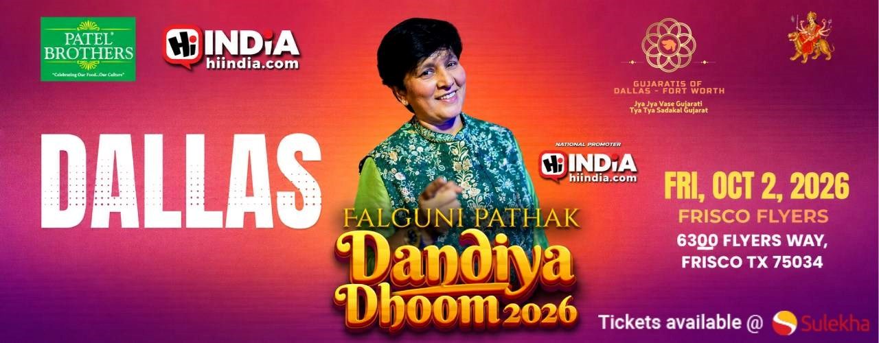 Falguni Pathak Live in Dallas – Dandiya Dhoom 2026