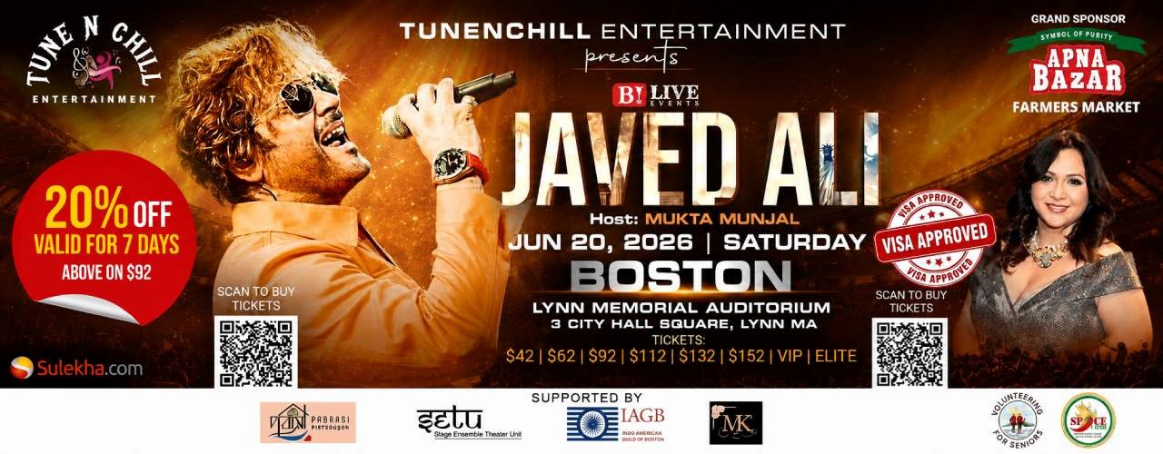 Soulful Javed Ali Live Concert in Boston