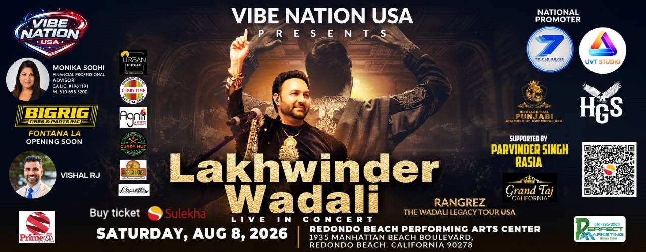 Rangrez - The Wadali Legacy Tour USA With Lakhwinder Wadali in Los Angeles