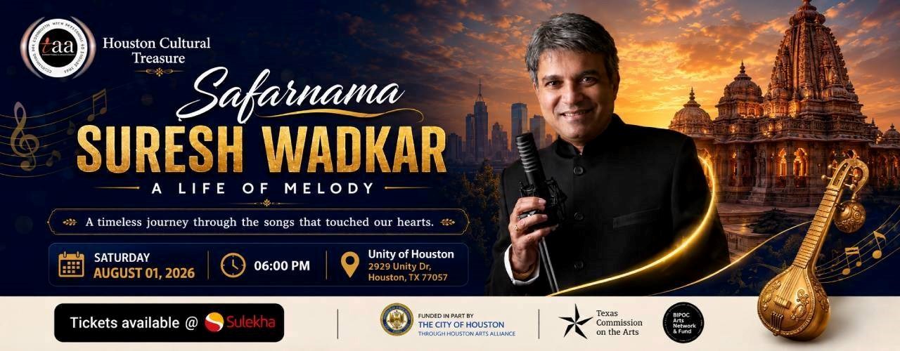 Suresh Wadkar Live Concert 2026 in Houston - Safarnama A Life of Melody