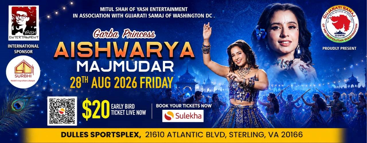 Rangtali 2026 With Aishwarya Majmudar in Sterling VA