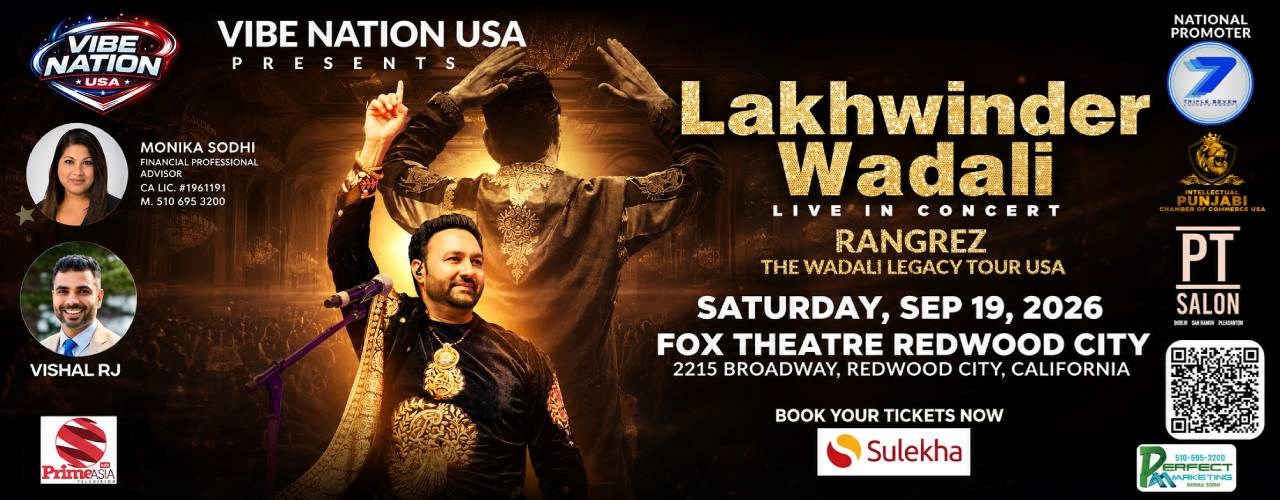Rangrez - The Wadali Legacy Tour USA With Lakhwinder Wadali