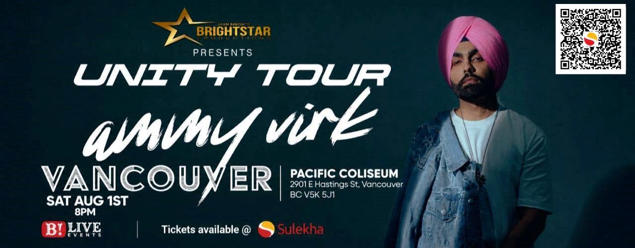 Ammy Virk Live Concert 2026 in Vancouver
