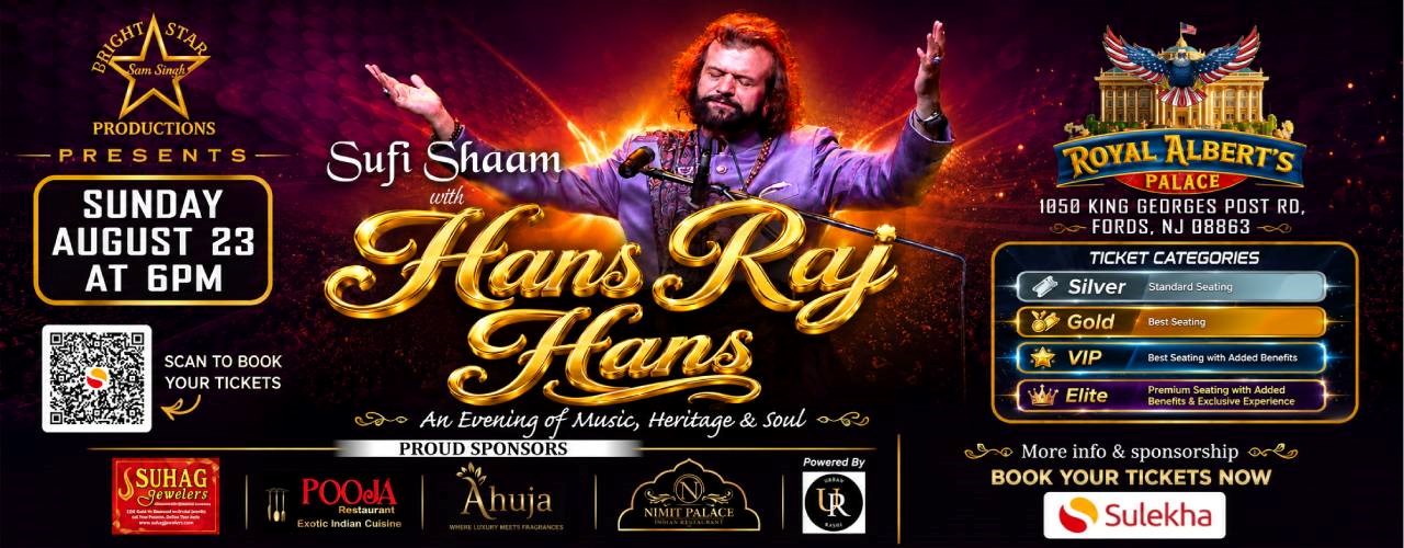 Sufi Shaam with Hans Raj Hans An Evening of Music, Heritage & Soul.