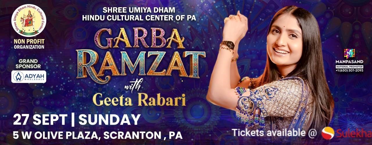 Geeta Rabari Garba Ramzat In Scranton