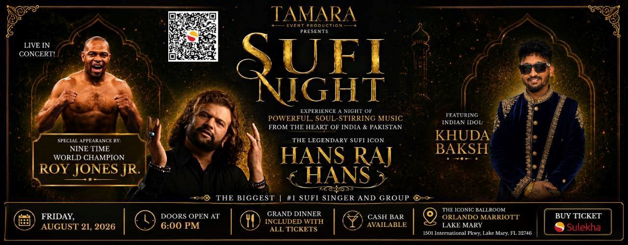 Sufi Night 2026 – Hans Raj Hans Live in Concert