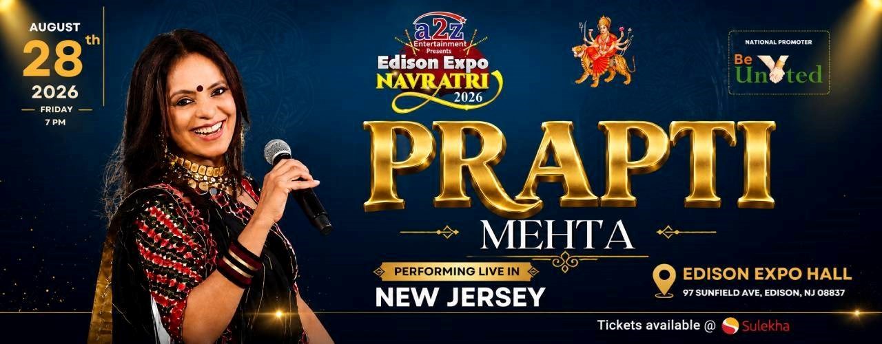 Navratri With Prapti Mehta Edison Expo New Jersey