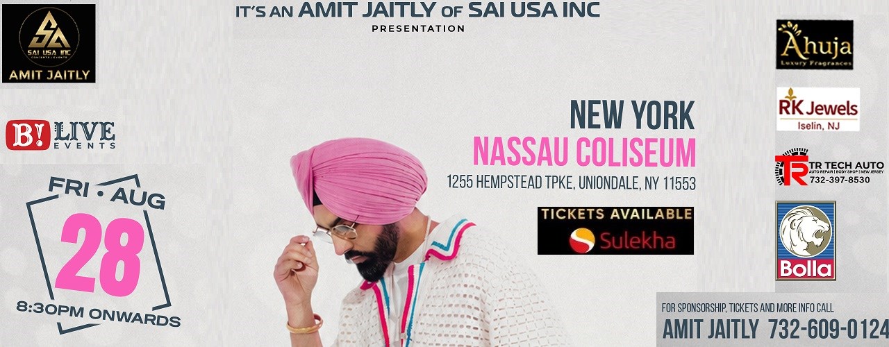 Ammy Virk Unity Tour Live Concert 2026 in New York