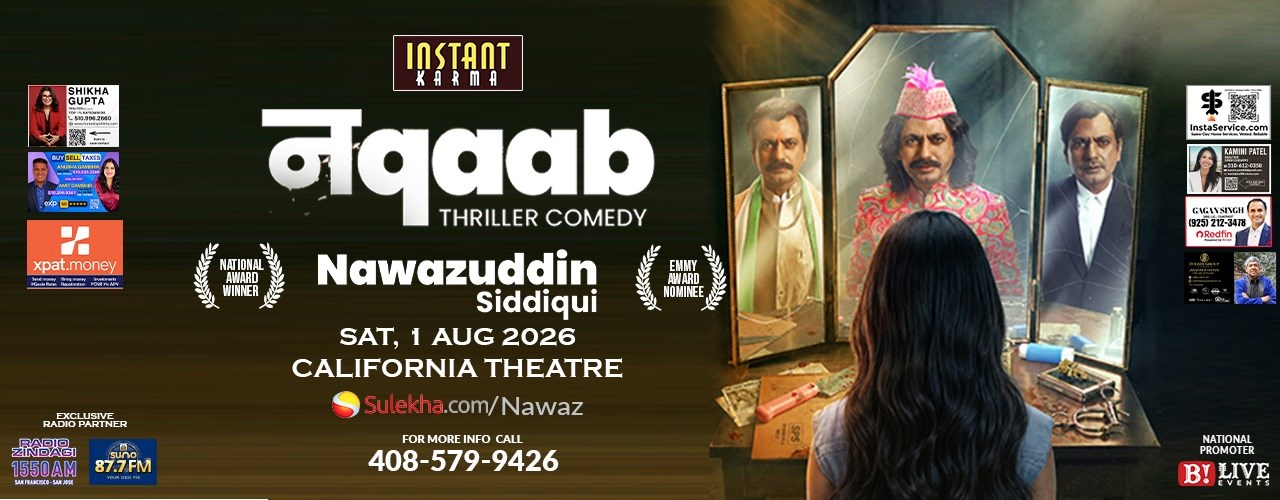NAQAAB – A Comedy Thriller Stage Play starring Nawazuddin Siddiqui in a Triple Role Live on Stage