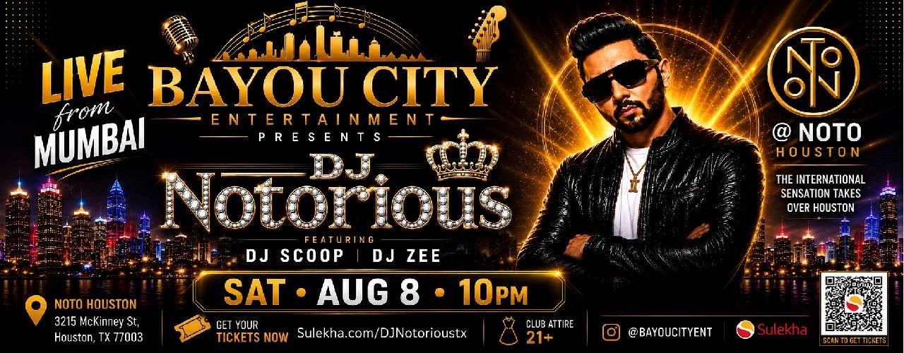 DJ Notorious Live Performance at NOTO Houston