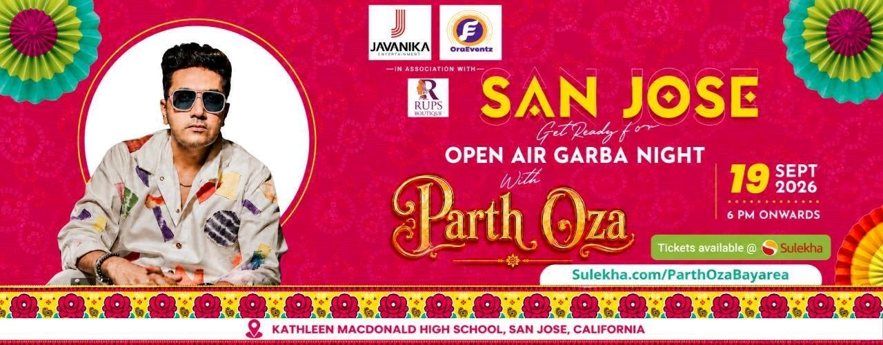 Parth Oza Live in Bay Area – Open Air Garba Under The Stars 2026