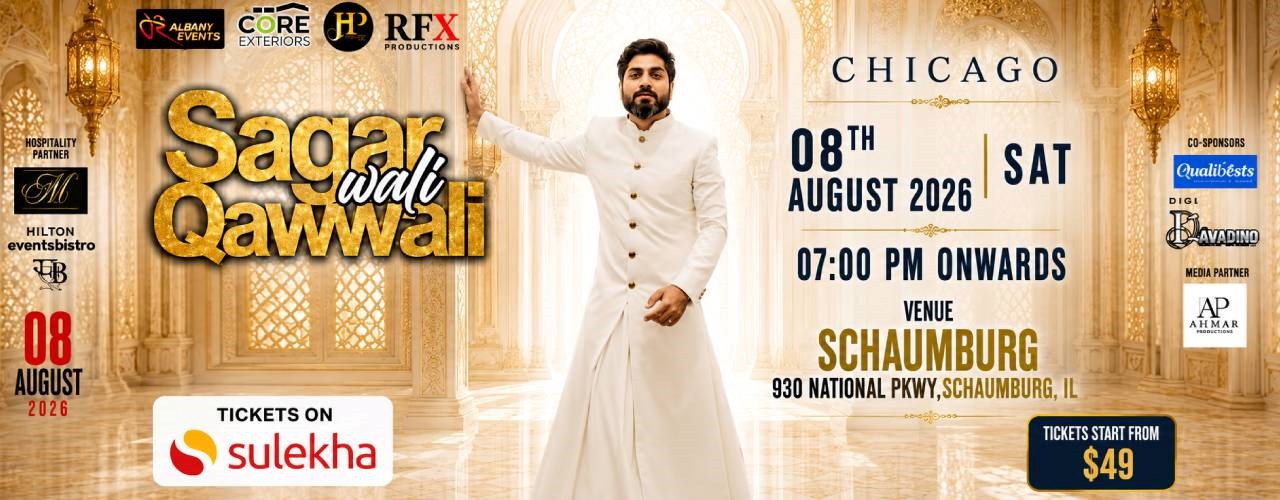 Sagar Wali Qawwali - Sagar Bhatia Live Concert 2026 in Chicago