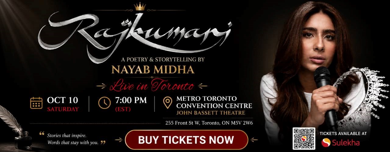 Rajkumari - A Poetry & Storytelling By NAYAB MIDHA - Live in Toronto
