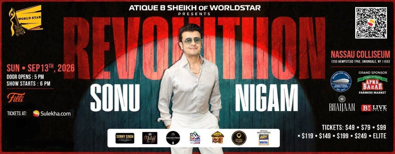 Revolution Sonu Nigam Concert in New York