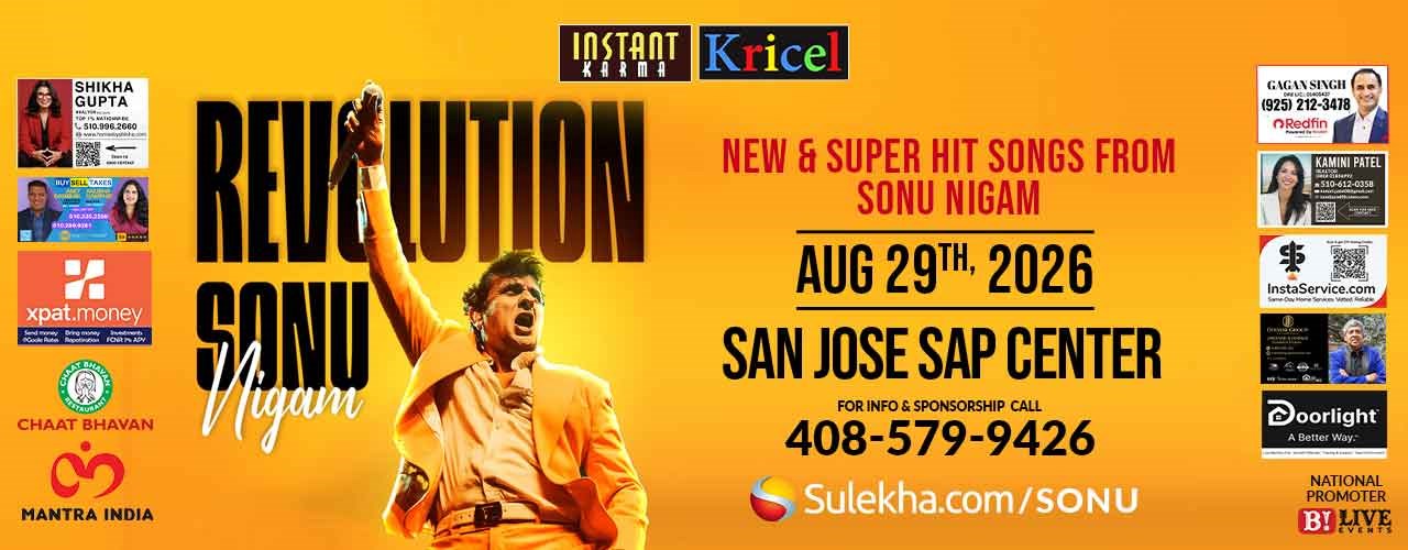 Sonu Nigam Live Concert in the Bay Area 2026 | Revolution Tour 2026