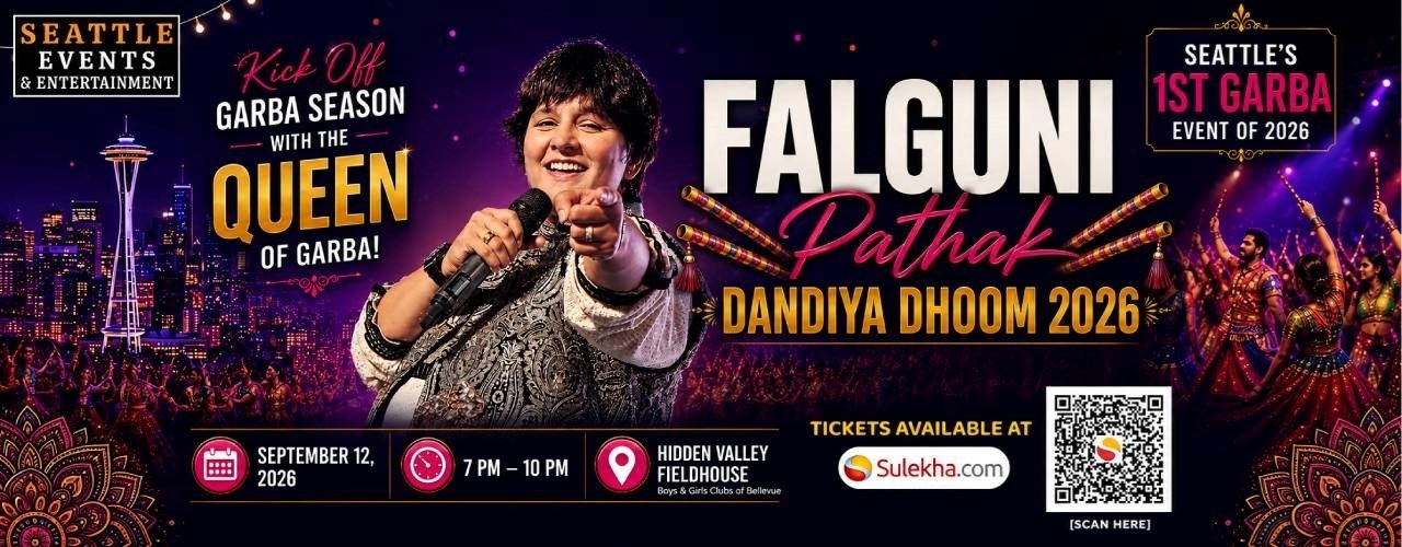 Falguni Pathak - Dandiya Dhoom 2026 Live in Seattle