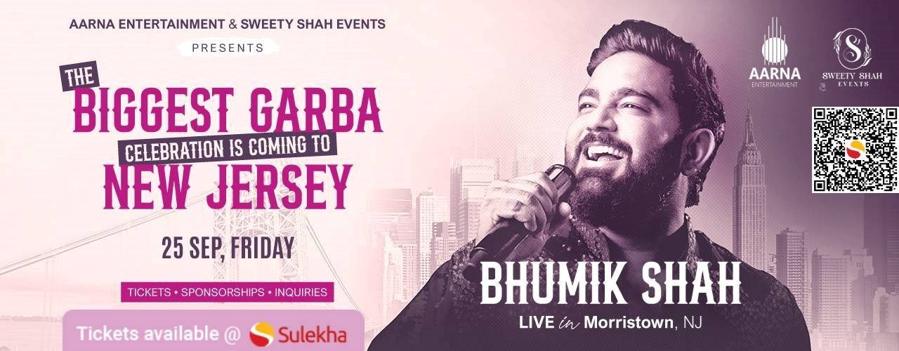 Bhumik Shah The Biggest Garba Celebration in New jersey.