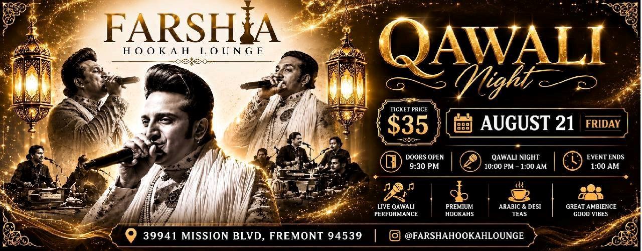 Qawali Night With Sherry Khan Live Concert 2026 in Bay Area