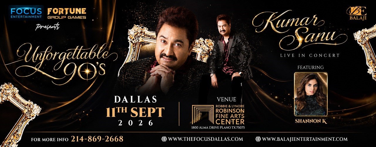 Melody King of Bollywood-Kumar Sanu Live in Concert - Dallas
