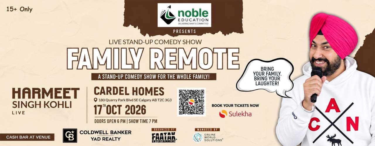 Harmeet Singh Kohli Live Family Remote Stand Up Comedy Show