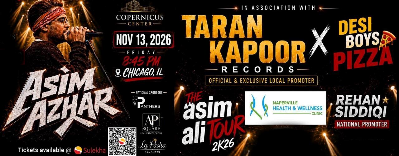 Asim Azhar Live in Chicago