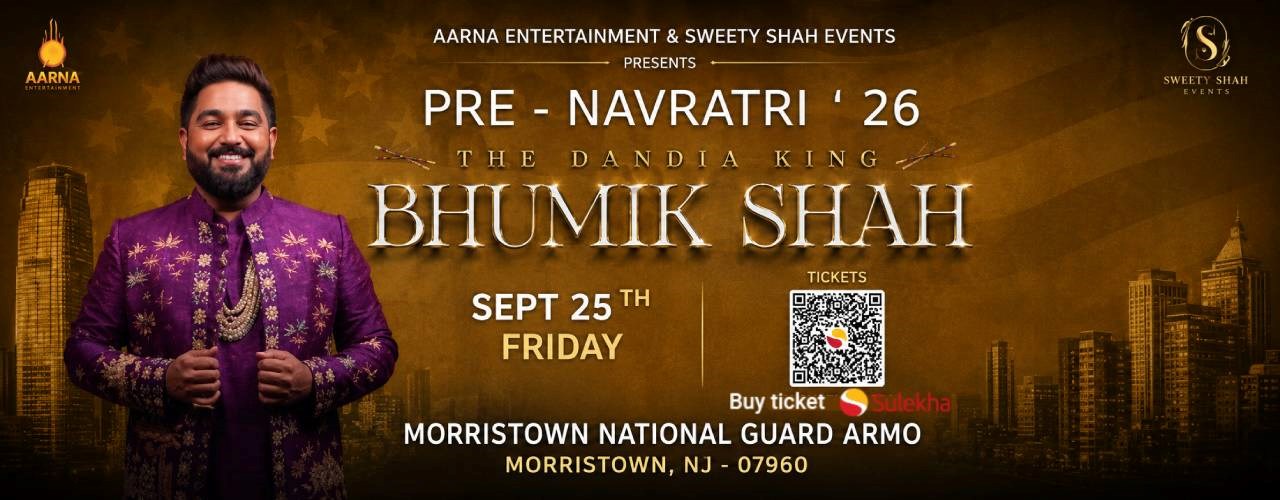 Bhumik Shah The Biggest Garba Celebration in New jersey.