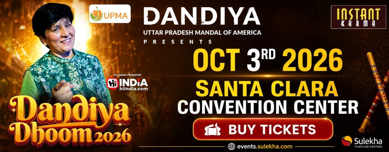 Falguni Pathak - Dandiya Dhoom 2026 in Bay Area