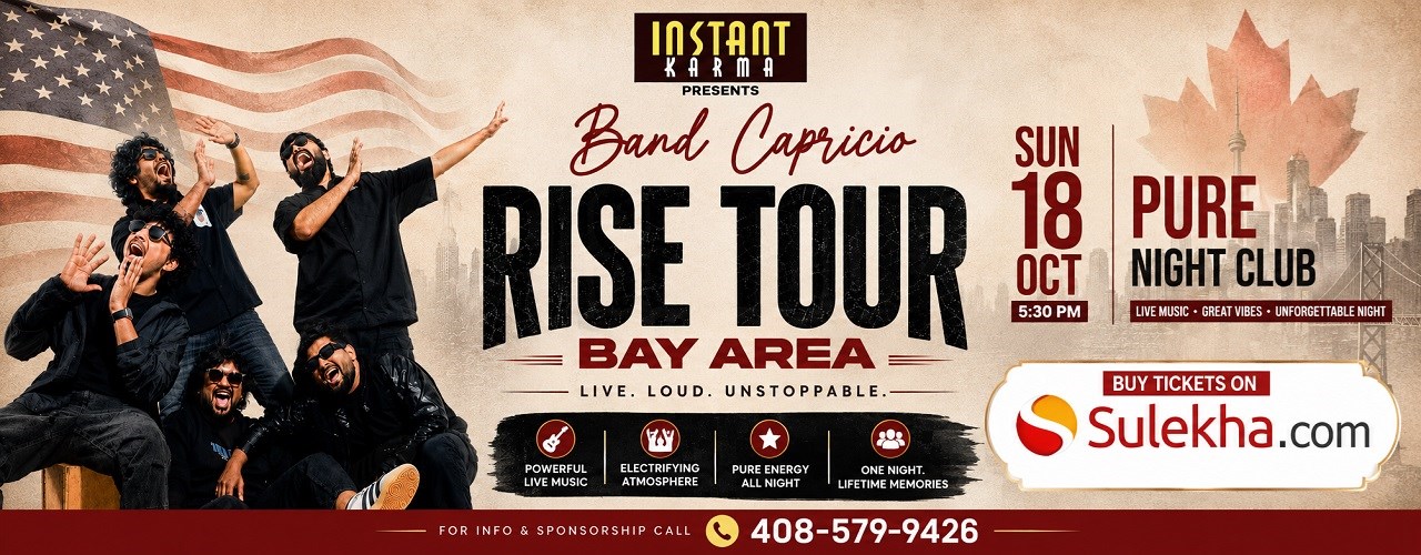 Band Capricio Rising Tour Live in Bay Area ( Age 21+)
