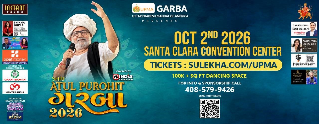 Atul Purohit Navratri Garba 2026 in Bay Area